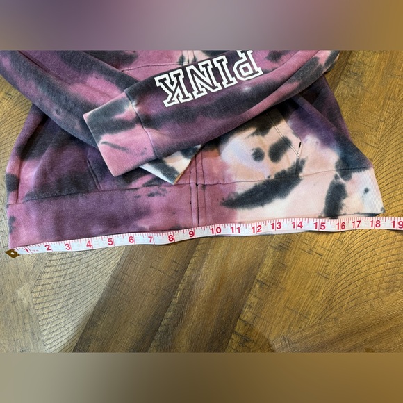 PINK Victoria's Secret Pink and Purple Tie-Dye Full Zip 💕 - Picture 6 of 10